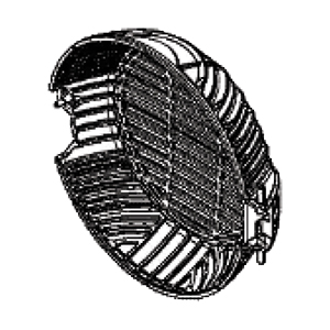 Makita 127424-6 Fan Cover Ass