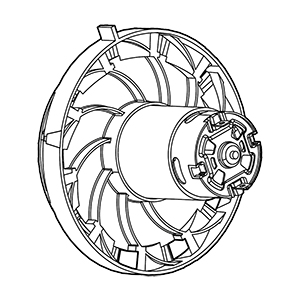 Makita 127654-9 Motor Ass