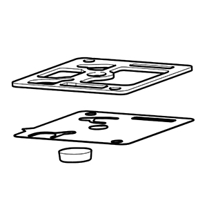 Makita 130-153-140 Gasket & Diaphragm Kit, EA6100