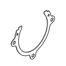 Makita 131-111-060 Crankcase Gasket, EA5600F