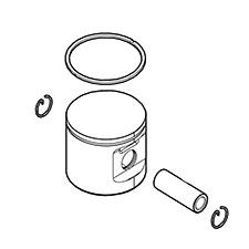 Makita 131-132-100 Piston Set, EA5600F