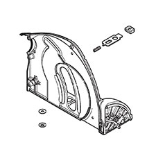 Makita 140D56-6 Blade Case Cpl., XPS01