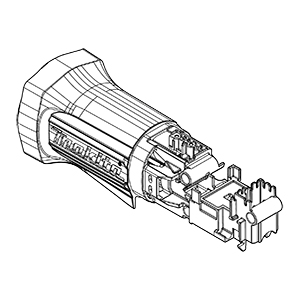 Makita 140G72-6 Motor Housing Cpl., GA5052