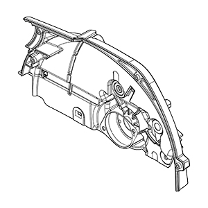 Makita 140P84-3 Blade Case Cpl., XSH10