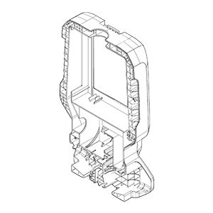 Makita 140P91-6 Upper Housing Cpl., XCV17