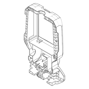 Makita 140P92-4 Upper Housing Cpl., XCV18