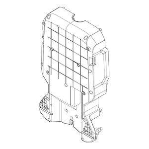 Makita 140P95-8 Lower Housing Cpl., XCV17