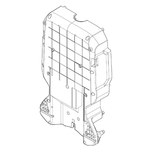 Makita 140P96-6 Lower Housing Cpl., XCV18