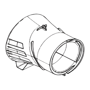 Makita 140V33-6 Rear  Housing  Complete
