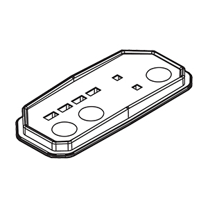Makita 140V37-8 Switch Plate Complete