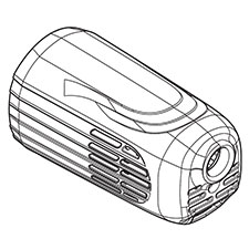 Makita 141578-5 Rear Cover C Cpl., GA4542C