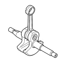 Makita 142229-3 Crank Shaft Cpl., EA3601F