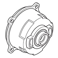 Makita 142389-1 Internal Gear Case Cpl., XWT02