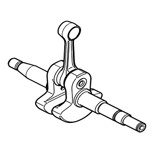 Makita 142417-2 Crankshaft Cpl., Dolmar, PS-35