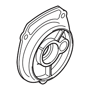 Makita 152913-2 Gear Housing Cover Cpl., 6827