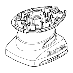 Makita 158373-6 Motor Housing Cpl., BO4556K