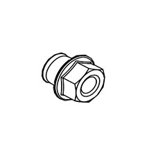 Makita 162493-0 Flange Nut Cpl., XCU07