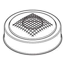 Makita 165386-0 Fan Cover, XCV05