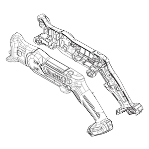 Makita 183C31-3 Handle Set, RJ03