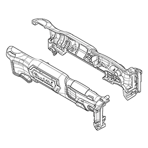 Makita 183H38-9 Housing Set, AD04