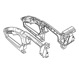 Makita 183K57-3 Handle Set XWL01