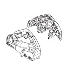 Makita 183K66-2 Handle Set, XSH06