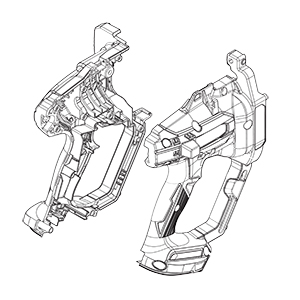 Makita 183L553 Housing Set, XCS03