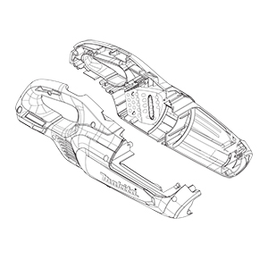 Makita 183M062 Housing Set, XLC05