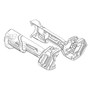 Makita 183P78-5 Motor Housing Set, GAG06