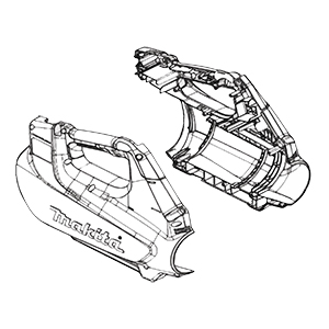 Makita 183R62-2 Housing  Set