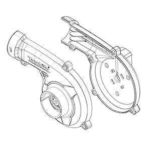 Makita 183R78-7 Fan Housing Set