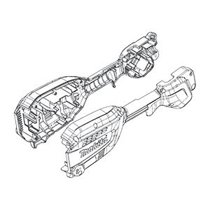 Makita 183S11-5 Grip Housing Set