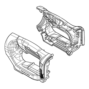 Makita 183S70-9 Handle Set