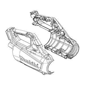 Makita 183T08-0 Housing Set
