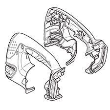 Makita 187725-4 Handle Set, XVJ03