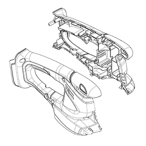 Makita 187970-1 Housing Set, XMU02