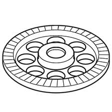 Makita 227609-5 Spiral Bevel Gear 47, EN5950SH