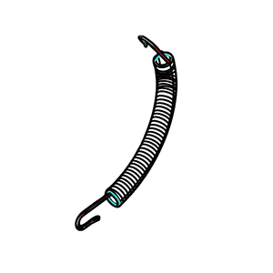 Makita 232583-4 Tension Spring 3, GRJ01