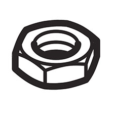 Makita 252268-6 Hex. Nut M6, XCV16