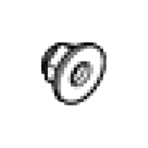 Makita 252286-4 Collared Hex. Lock Nut M5-8, XBU03