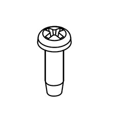 Makita 266704-6 Pan Head Screw M3X10, BBX7600