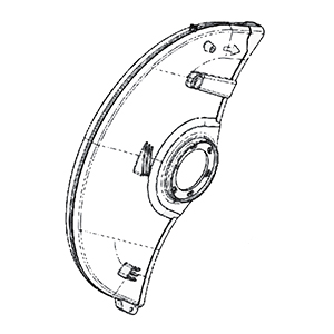 Makita 312C31-8 Wheel Cover 355