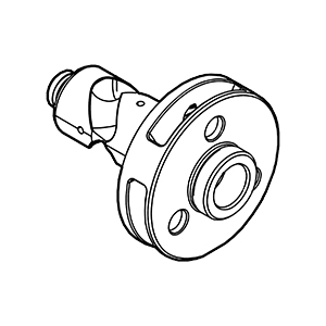 Makita 327524-4 Spindle, GDT01