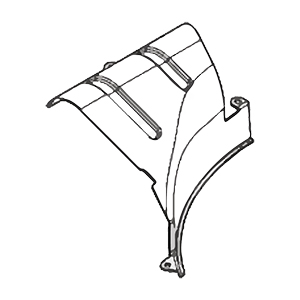 Makita 347648-0 Rear Guide Plate, XML09