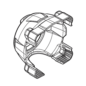 Makita 412822-0 Hammer Case Cover, GWT05