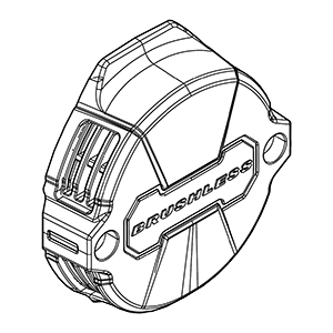 Makita 413305-3 Rear Cover, GPH02