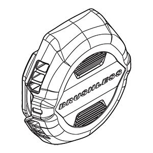 Makita 413748-9 Rear Cover