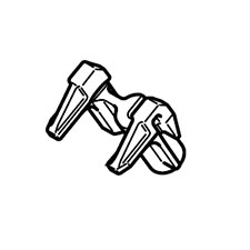Makita 454501-4 Cable Bracket, EA3601F