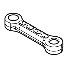 Makita Parts 454765-0 Connecting Rod, Hr5212c For Makita Tools