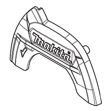 Makita 456252-5 Blade Cover, SH02